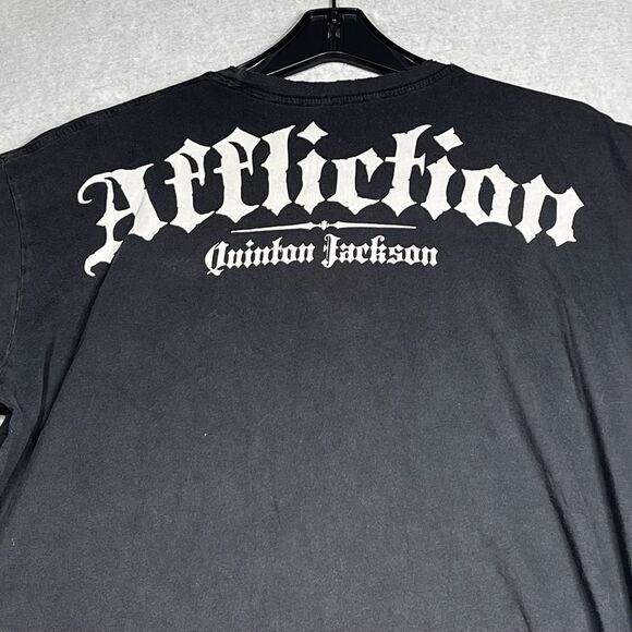 Affliction Signature Series T Shirt Mens XL Knights Jousting Graphic Tee Rampage - Picture 7 of 9